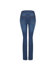 Jeans skinny elásticos com pequenas aberturas nos tornozelos Rinascimento 2