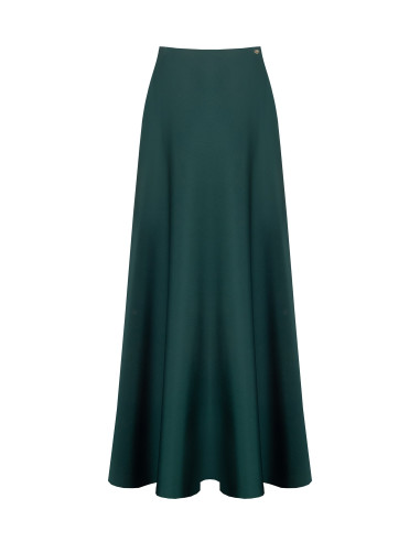 Saia maxi em cetim com bolsos Rinascimento