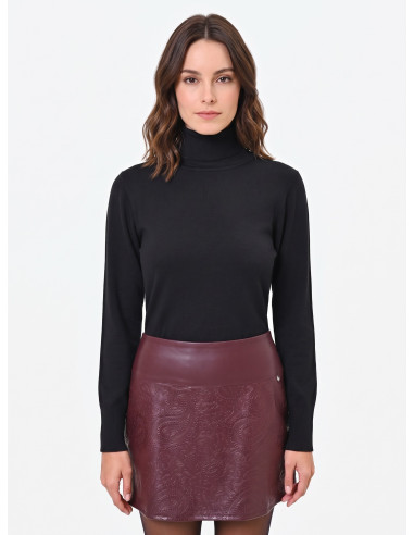Camisola de gola alta com logótipo RR bordado Rinascimento
