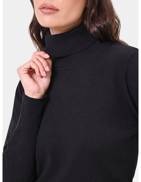 Camisola de gola alta com logótipo RR bordado Rinascimento