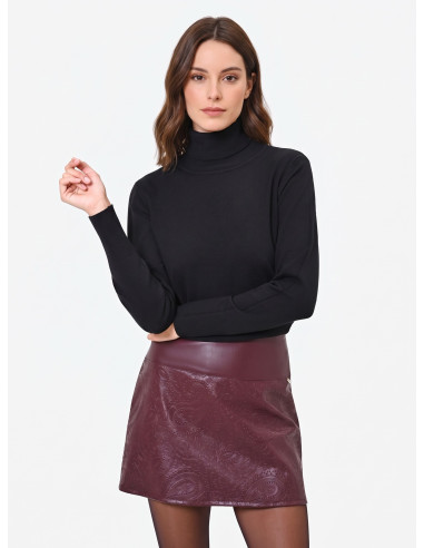 Camisola de gola alta com logótipo RR bordado Rinascimento