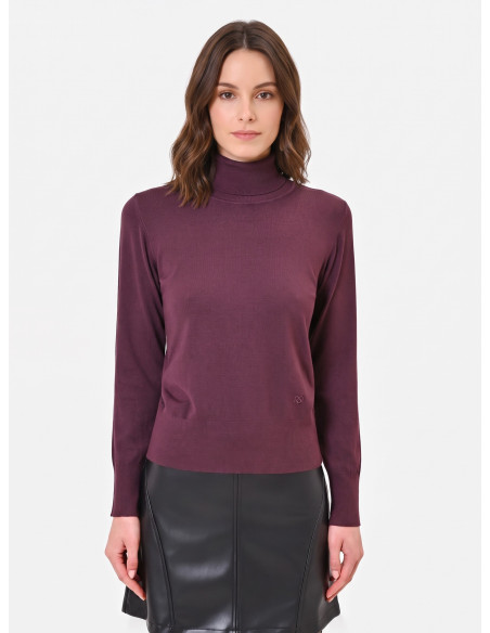 Camisola de gola alta com logótipo RR bordado Rinascimento
