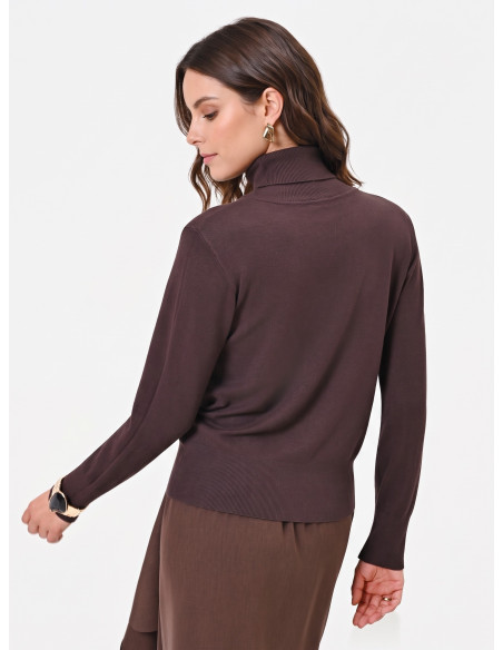 Camisola de gola alta com logótipo RR bordado Rinascimento