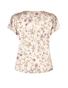 Blusa Fluida Curvy em Cetim com Padrão Floral Rinascimento Curvy 2