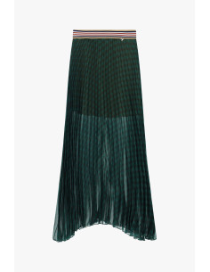 Gonna Lunga Plissettata Con Cinturino A Righe Dixie - Vestiti Firma... 2