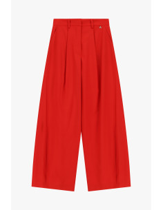 Pantaloni Palazzo Ampi Con Vita Regolare E Pinces Dixie - Vestiti F... 2