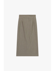 Saia midi fantasia pied-de-poule micro Dixie