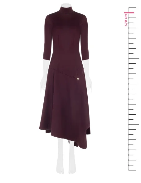 Vestido Rinascimento - Bordeaux