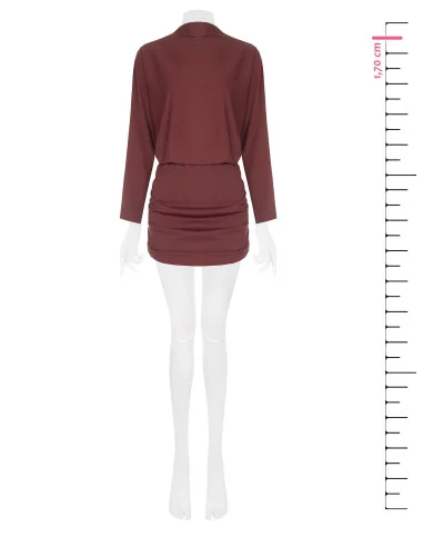 Vestido Rinascimento - Bordeaux