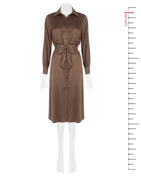 Vestido Rinascimento - Taupe