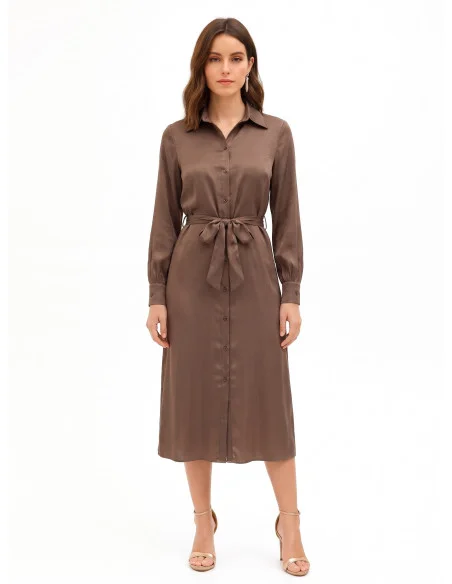 Vestido Rinascimento - Taupe