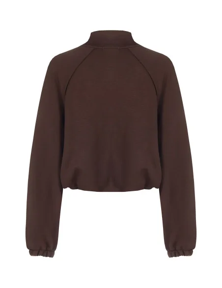 Sweatshirt Rinascimento - Castanho-escuro
