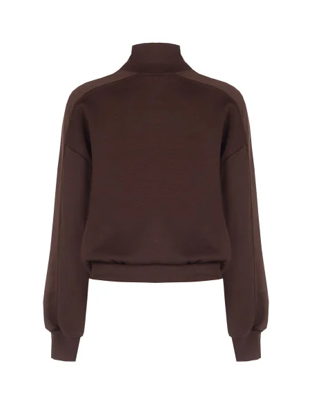 Sweatshirt Rinascimento - Castanho-escuro