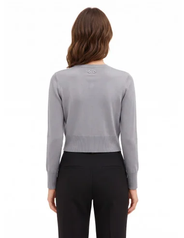 Cardigan com botões a condizer Rinascimento