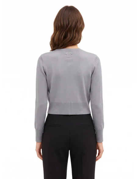 Cardigan com botões a condizer Rinascimento