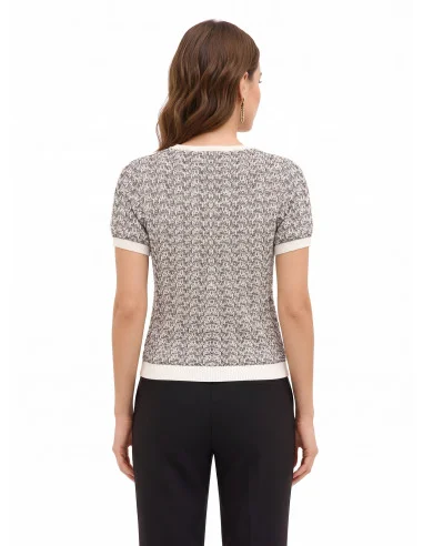 Camisola de tweed com lurex Rinascimento