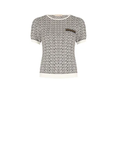 Camisola de tweed com lurex Rinascimento