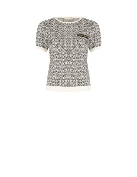 Camisola de tweed com lurex Rinascimento