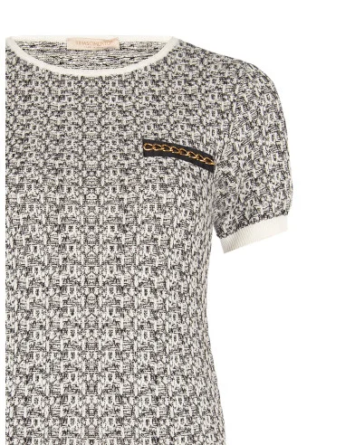 Camisola de tweed com lurex Rinascimento