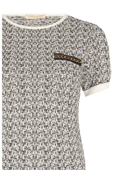 Camisola de tweed com lurex Rinascimento