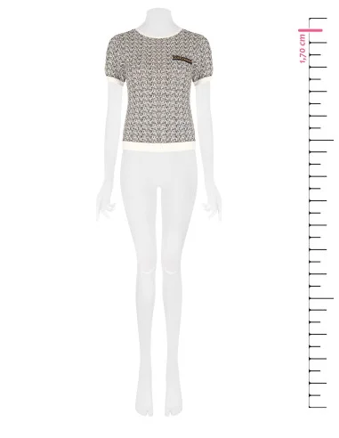 Camisola de tweed com lurex Rinascimento