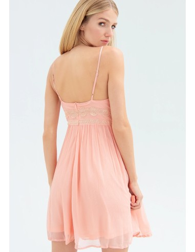 Vestido sem mangas em voile Fracomina