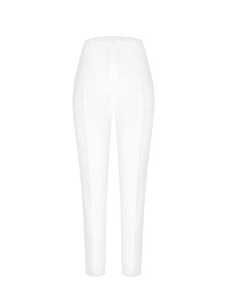 Calças rectas com faixa em contraste Rinascimento