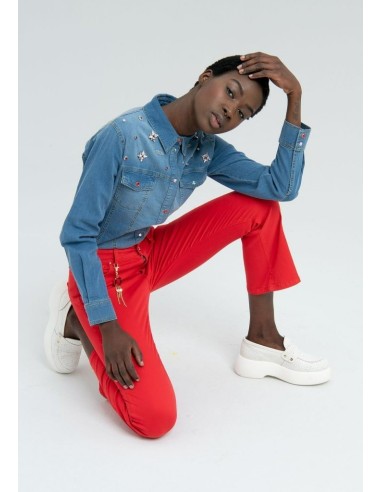 Fracomina Cropped Flare Denim