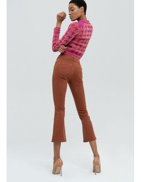Fracomina Cropped Flare Denim