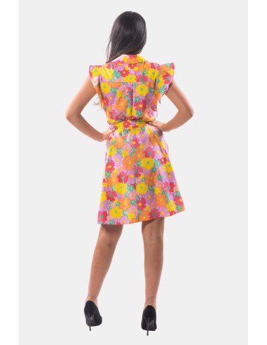 Fracomina Floral Fantasy Mini Chemisier Dress