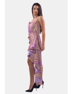 Fracomina Vestido de corte justo com padrão animal 2
