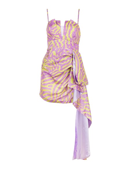 Fracomina Vestido de corte justo com padrão animal