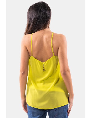 Top Fracomina com suspensórios de jóias