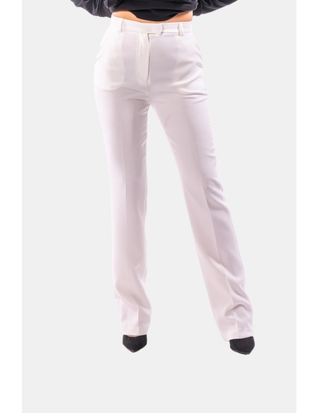 Calças Palazzo largas em tecido técnico Fracomina