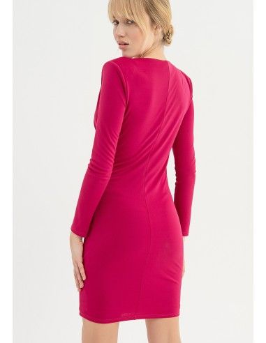 Vestido Fracomina Slim Mini em tecido elástico