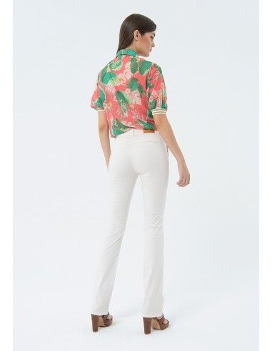 Fracomina One-Tone Bootcut Trousers