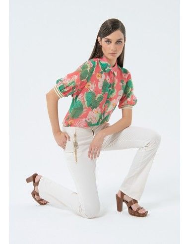 Fracomina One-Tone Bootcut Trousers