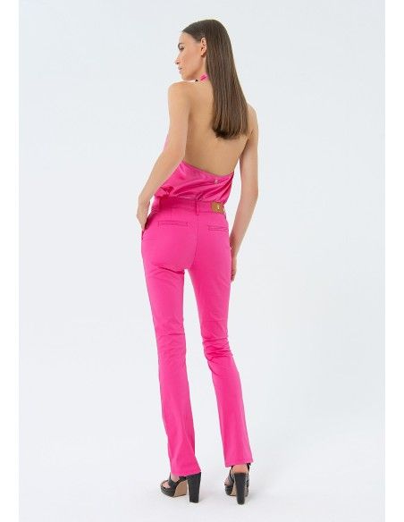 Fracomina One-Tone Bootcut Trousers