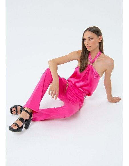 Fracomina One-Tone Bootcut Trousers