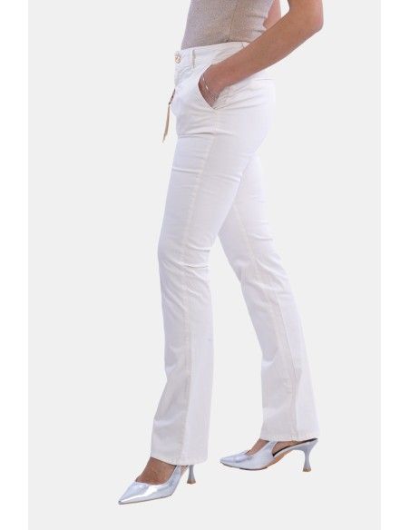 Fracomina One-Tone Bootcut Trousers