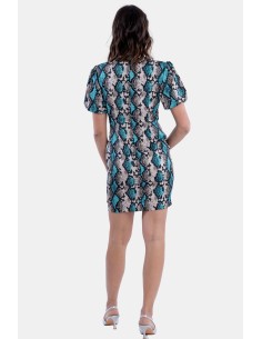 Fracomina Vestido mini com padrão animal regular 2