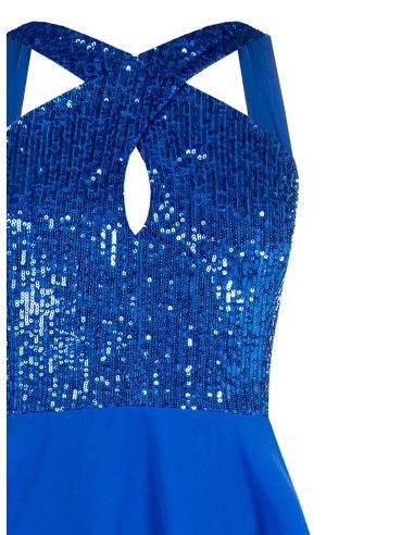 Vestido curto com lantejoulas Rinascimento