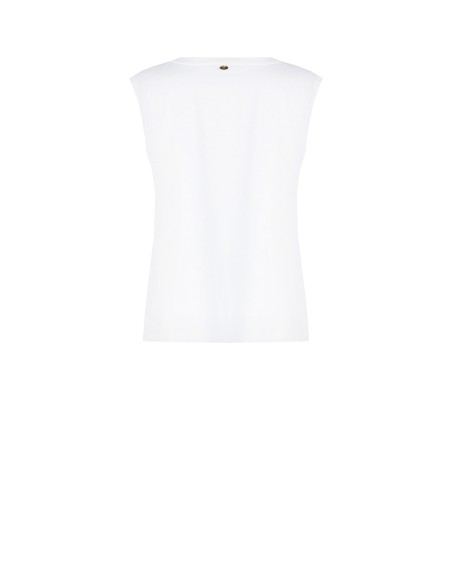 T-shirt com estampado maxi e tachas Rinascimento