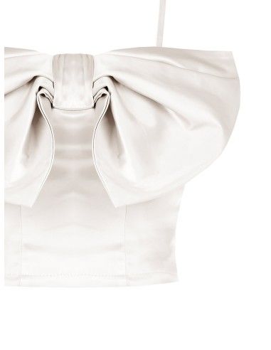 Top com corpete e laço Maxi Rinascimento