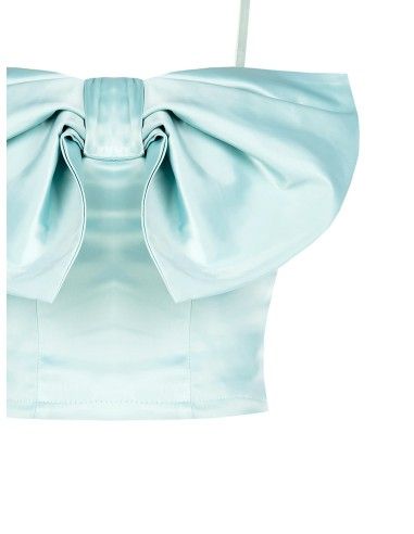 Top com corpete e laço Maxi Rinascimento