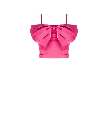 Top com corpete e laço Maxi Rinascimento