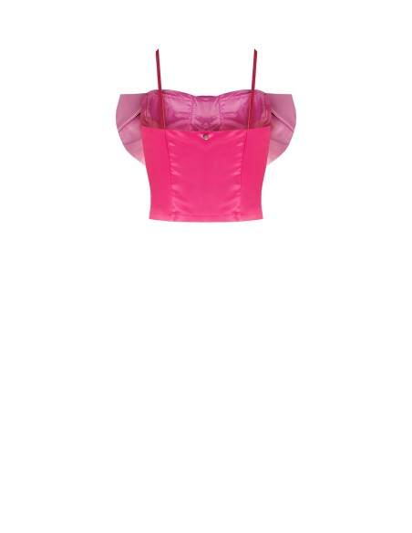 Top com corpete e laço Maxi Rinascimento