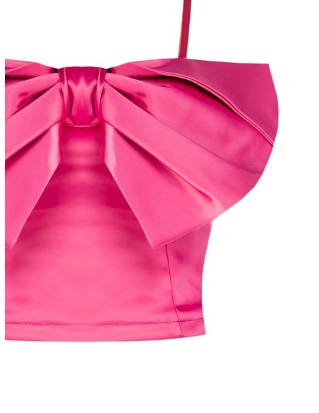 Top com corpete e laço Maxi Rinascimento