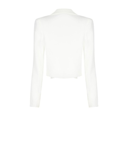 Casaco curto aberto com botões Rinascimento