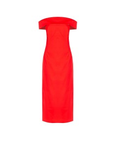 Vestido com decote bardot Rinascimento 2